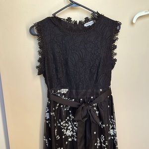 Black evening dress size 4